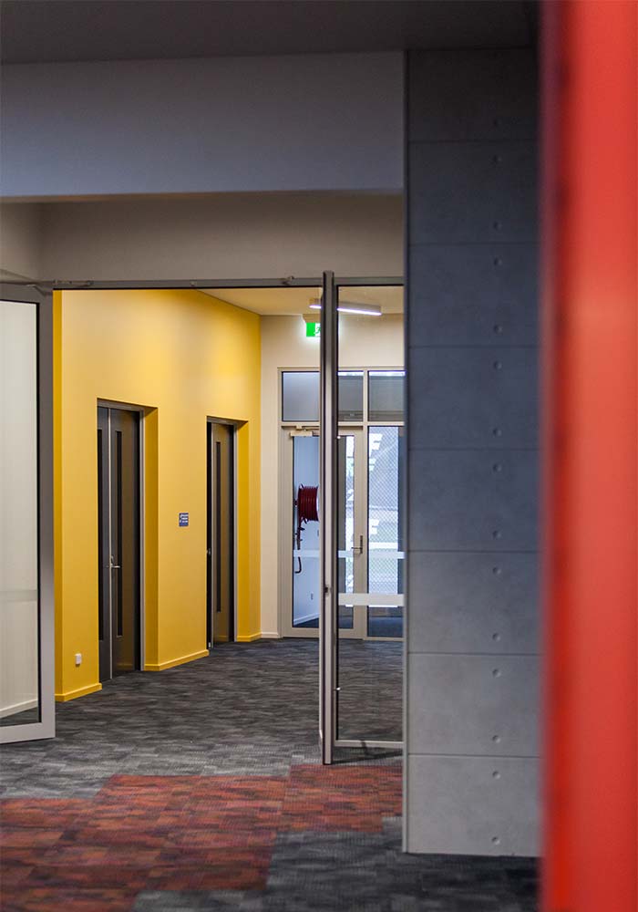 Architecturally designed Trinity College Colac Performing Arts Centre by BDH Constructions