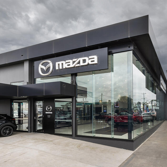 Geelong mazda and blood hyundai showrooms by BDH constructions