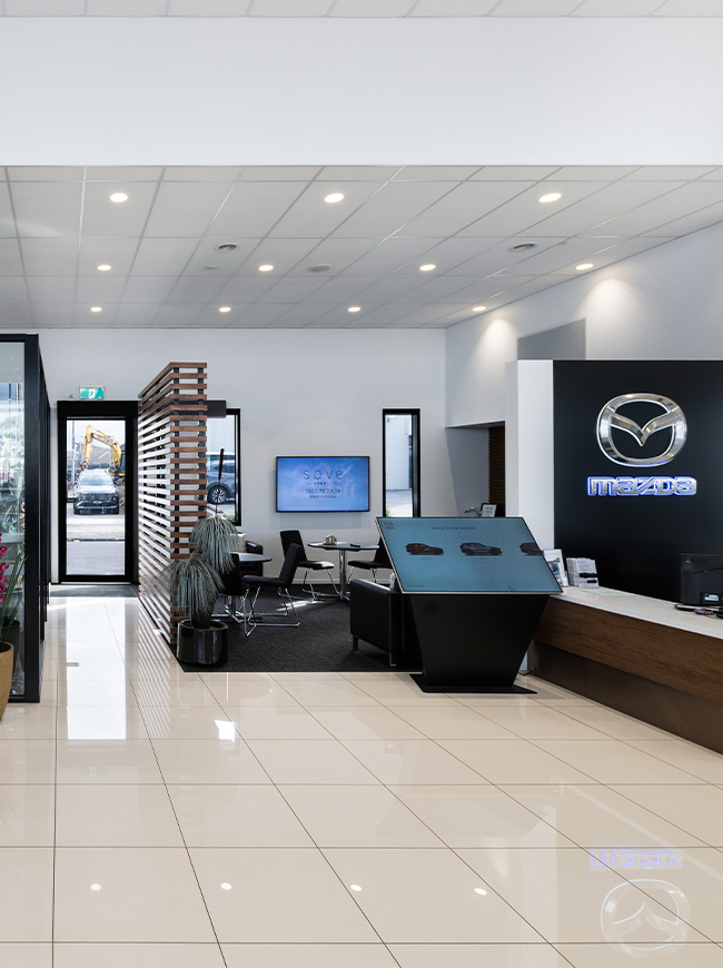 Geelong mazda and blood hyundai showrooms by BDH constructions