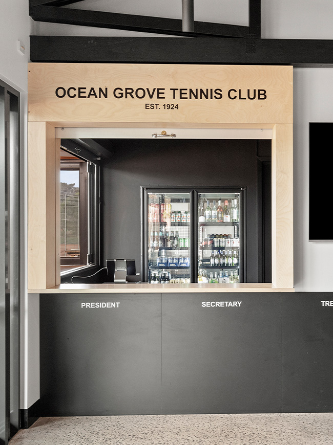Ocean Grove Tennis Club redevelopment by commercial builders - BDH Construction