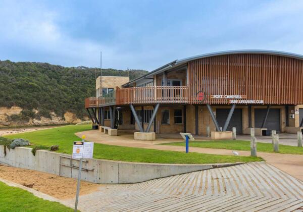 Port Campbell Surf Club deck function space by BDH Constructions commercial builders