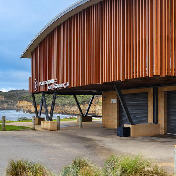 Port Campbell Surf Club deck function space by BDH Constructions commercial builders