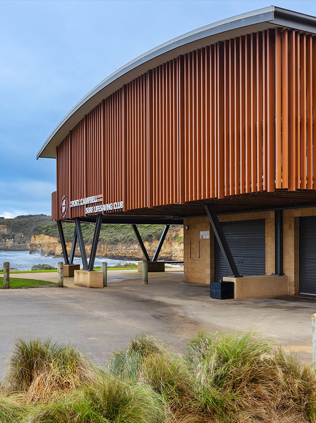Port Campbell Surf Club deck function space by BDH Constructions commercial builders