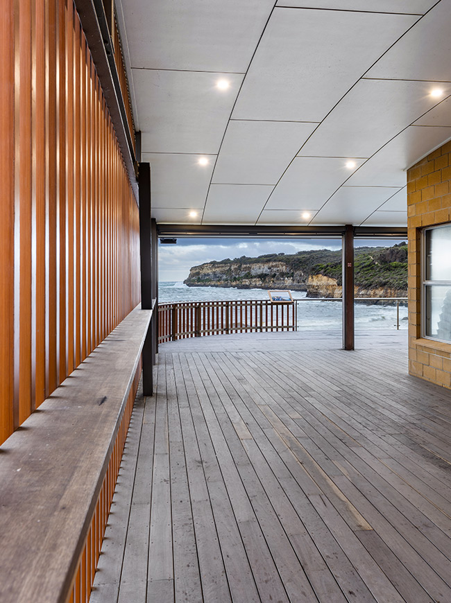 Port Campbell Surf Club deck function space by BDH Constructions commercial builders
