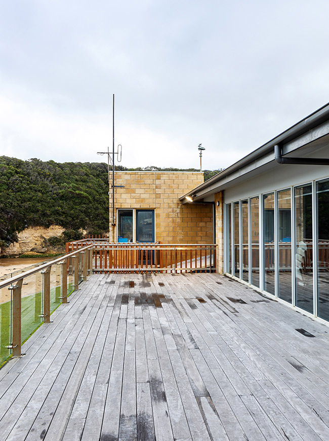 Port Campbell Surf Club deck function space by BDH Constructions commercial builders