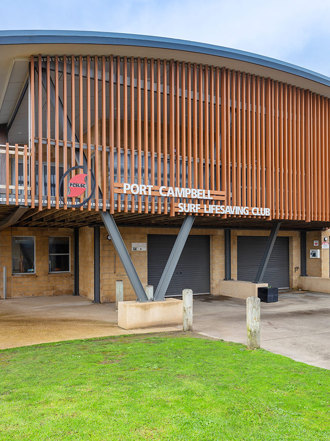 Port Campbell Surf Club deck function space by BDH Constructions commercial builders