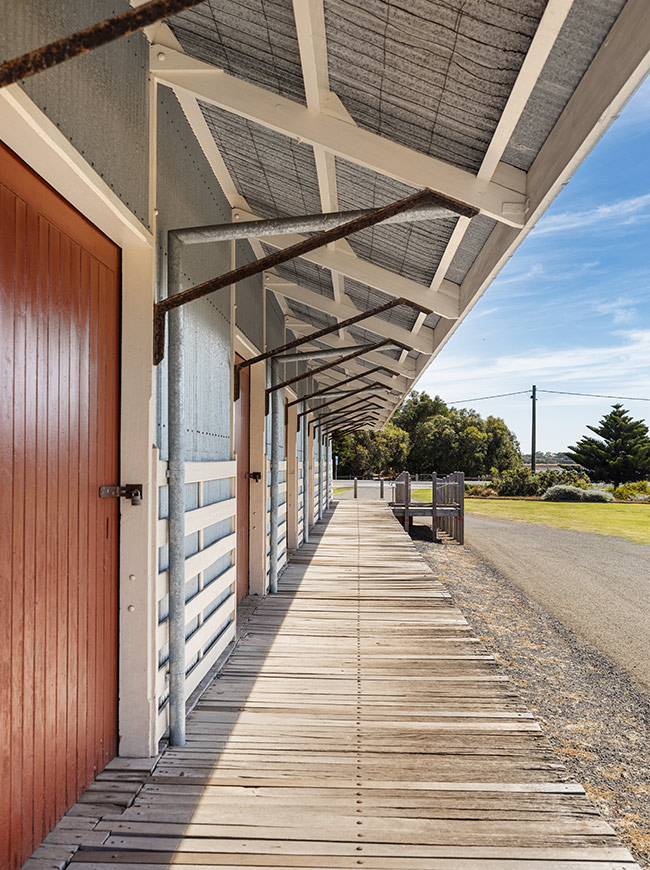 Port Fairy railway shed heritage restoration by BDH commercial builders