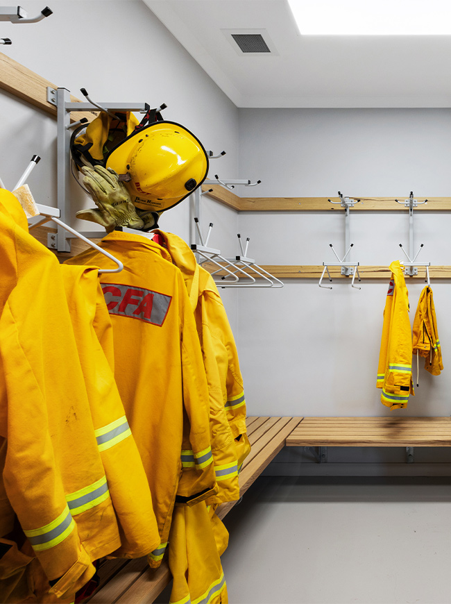 St Leonards CFA change room built by BDH constructions