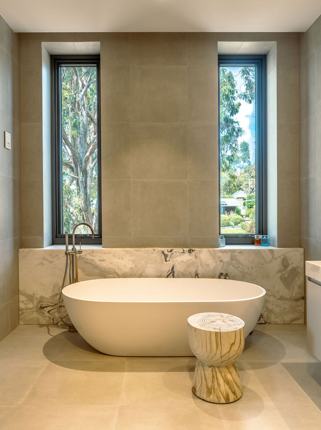 Custom bathroom built by BDH Constructions Geelong