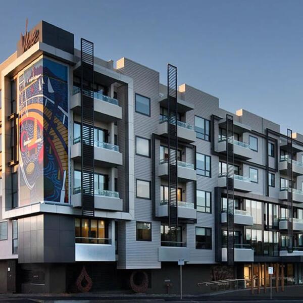 Vue Apartments in Geelong built by BDH commercial builders